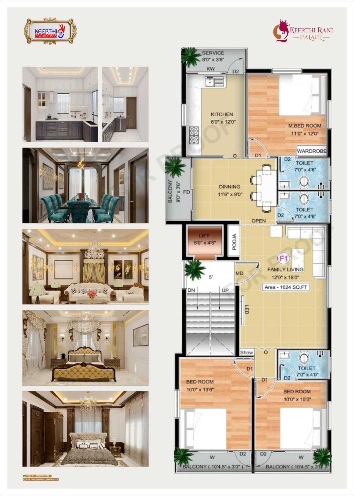 Keerthi Rani Palace - Real Estates Network India Pvt Ltd Floorplans